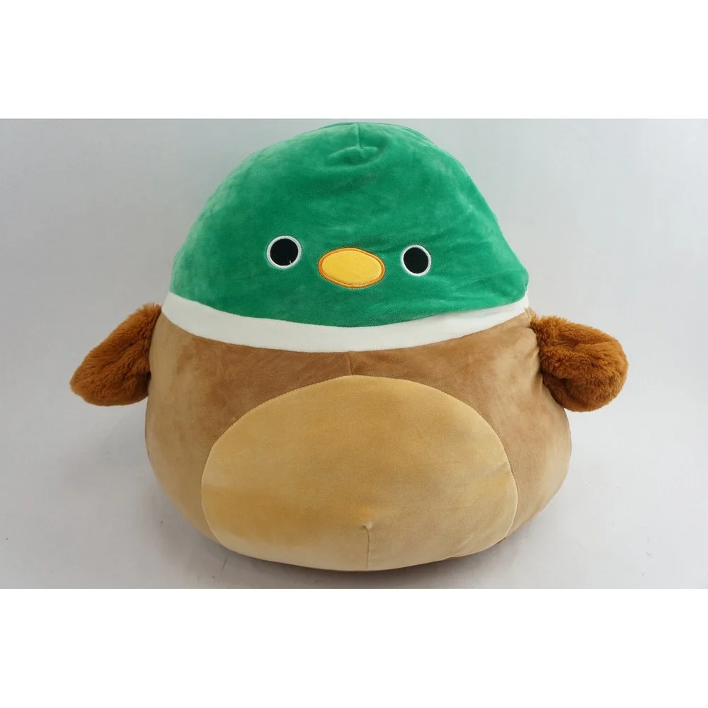 Squishmallows Avery the Mallard Duck 16 Inch Green Brown Plush Toy Excellent